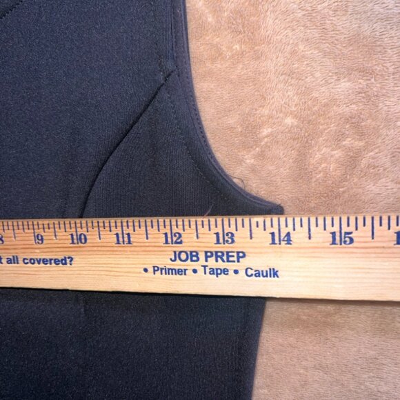 Divided by H&M‎ Women 6 Solid Black Sleeveless Fit Flare Zip Back Dress (V) - Picture 5 of 8